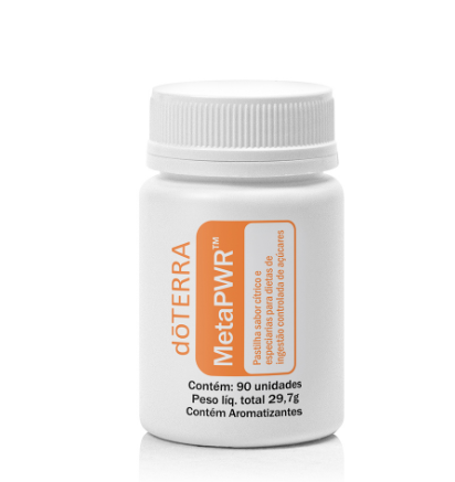 dōTERRA MetaPWR™ Pastilha sabor cítrico e especiarias para dietas de ingestão controlada de açúcares